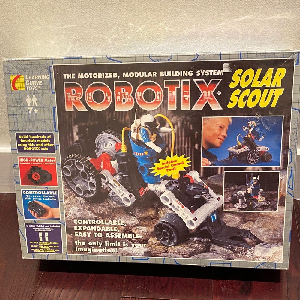Vintage NEW Robitix Solar Scout Learning Curve Toys 1996